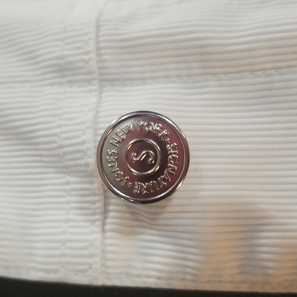 Jones New York Signature cotton spandex white jacket size large - Picture 8 of 13